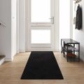 vidaXL Behúň koberec Čierna 80 x 400 cm 100% Polypropylén Tuft