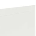 vidaXL Obrubník trávnika 20 ks 102 x 10 x 4 cm Oceľ Biela