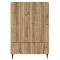 vidaXL Servírovacia skriňa Dub artisan 66 x 34,5 x 97 cm