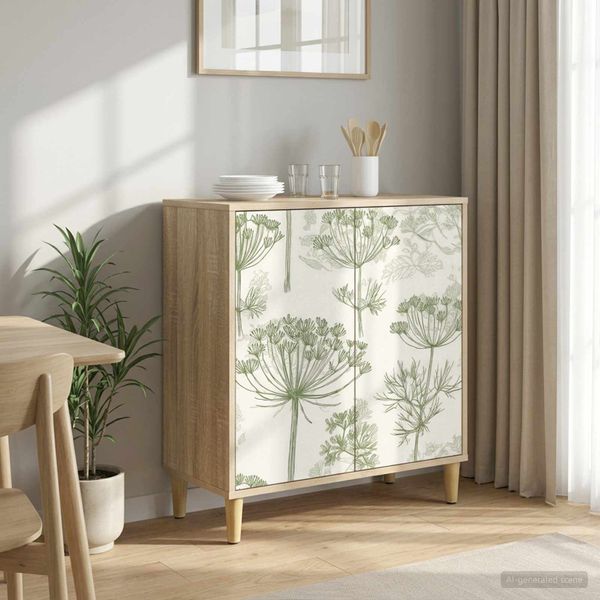 vidaXL Servírovacia skriňa GOTHA Sonoma 69 x 33 x 75 cm