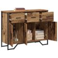 vidaXL Servírovacia skriňa Staré drevo 97 x 32,5 x 74,5 cm