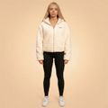 Dámska bunda Hoodie Bliss Ivory - BeastPink, veľkosť XL, veľkosť oblečenia XL