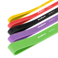 TPE sada cvičebných pásov - Power Band PTs-1, 4-55 kg, 5 pásov, REBEL ACTIVE