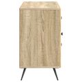 vidaXL Servírovacia skriňa so zásuvkou Dub sonoma 89 x 34,5 x 60 cm