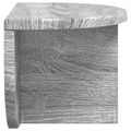 vidaXL Stenná polica 2 ks Sivý Sonoma 38 x 19 x 19 cm Kompozitné drevo