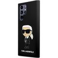 Puzdro Karl Lagerfeld pre Samsung Galaxy S24 Ultra KLHCS24LSNIKBCK čierna HC SILICONE NFT IKONIK