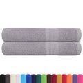 vidaXL Uteráky FROGN 2 ks sivé 100x200 cm 360 g/m²