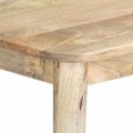 vidaXL Lavica 160 cm, mangový masív