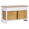 vidaXL Lavička do chodby 70x35x45 cm paulownia drevo