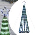 vidaXL LED vianočný stromček 275 LED modré 180 cm