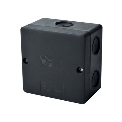 Krabica na povrch KOPOS KSK 80_FA 81x81x34mm krytie IP66 čierna