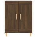 vidaXL Komoda hnedý dub 69,5x34x90 cm spracované drevo