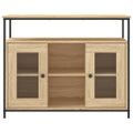 vidaXL Komoda dub sonoma 100x35x80 cm kompozitné drevo