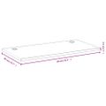 vidaXL Doska stola 80x40x2,5 cm bambus