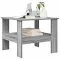 vidaXL Konferenčný stolík Sivý Sonoma 57 x 55 x 45 cm Kompozitné drevo