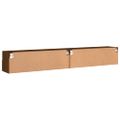 vidaXL TV nástenné skrinky 2 ks hnedý dub 100x30x30cm kompozitné drevo