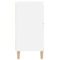 vidaXL Komoda vysoký lesk biela 60x35x70 cm spracované drevo