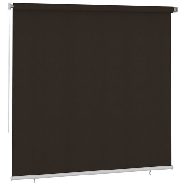 vidaXL Vonkajšia zatemňovacia roleta 240x230 cm hnedá