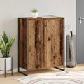 vidaXL Skriňa na topánky Staré drevo 79 x 36 x 100 cm Kompozitné drevo