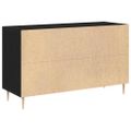 vidaXL Servírovacia skriňa Čierny dub 100 x 36 x 60 cm
