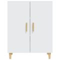 vidaXL Komoda biela 70x34x90 cm spracované drevo