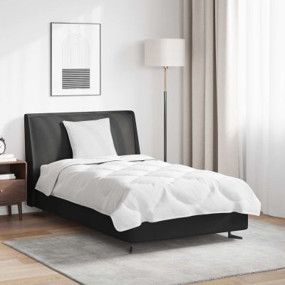 vidaXL Sada prikrývok s vankúšom 2 pcs Biela Mikrovlákno