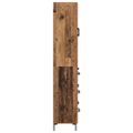 vidaXL Highboard Staré drevo 69,5 x 34 x 180 cm Kompozitné drevo