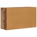 vidaXL Servírovacia skriňa ELST Staré drevo 100 x 35 x 59 cm