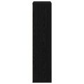 vidaXL Knižnica 7 úrovní 50 x 25 x 102 cm Čierny dub