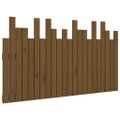vidaXL Nástenné čelo postele medovohnedé 140x3x80 cm masívna borovica
