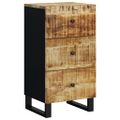 vidaXL Komoda s 3 zásuvkami 40x33,5x75 cm masívny mangovník