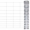 vidaXL Záhradný plot pozinkovaná oceľ 50x1,2 m strieborný