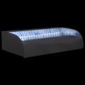 vidaXL Vodopád s LED 60x34x14 cm nehrdzavejúca oceľ 304