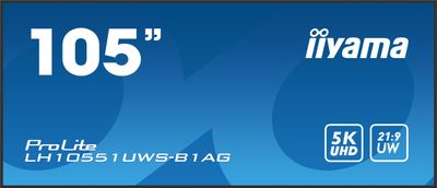 105'' iiyama LH10551UWS-B1AG: IPS, 5K, USB-C, 24/7