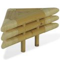 vidaXL Nočné stolíky 2 ks prírodná farba 60x60x40 cm bambusové