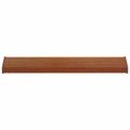 vidaXL Parapetné dosky Hnedé drevo 100 x 25 x 4,5 cm PVC