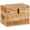 vidaXL Úložný box 39x28x31 cm mangovníkový masív