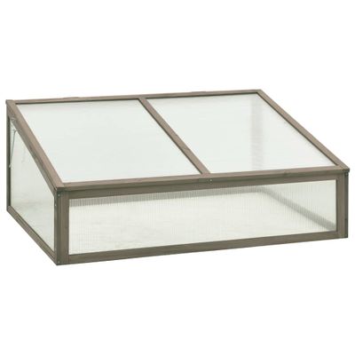 vidaXL Skleník 100x65x40 cm jedľové drevo