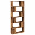 vidaXL Skriňa na knihy/Izbový prepážka Old Wood 80x24x186 cm