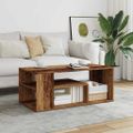 vidaXL konferenčný stolík Old Wood 100x50x40 cm Konštrukčné drevo