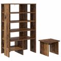 vidaXL Skriňa na topánky 2 ks 62 x 35 x 100 cm Kompozitné drevo