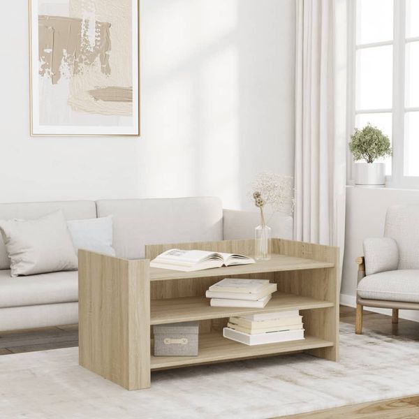vidaXL Konferenčný stolík dub sonoma 100x50x50 cm kompozitné drevo
