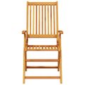 vidaXL Záhradný jedálenský set 9 ks Hnedá Pevné akáciové drevo