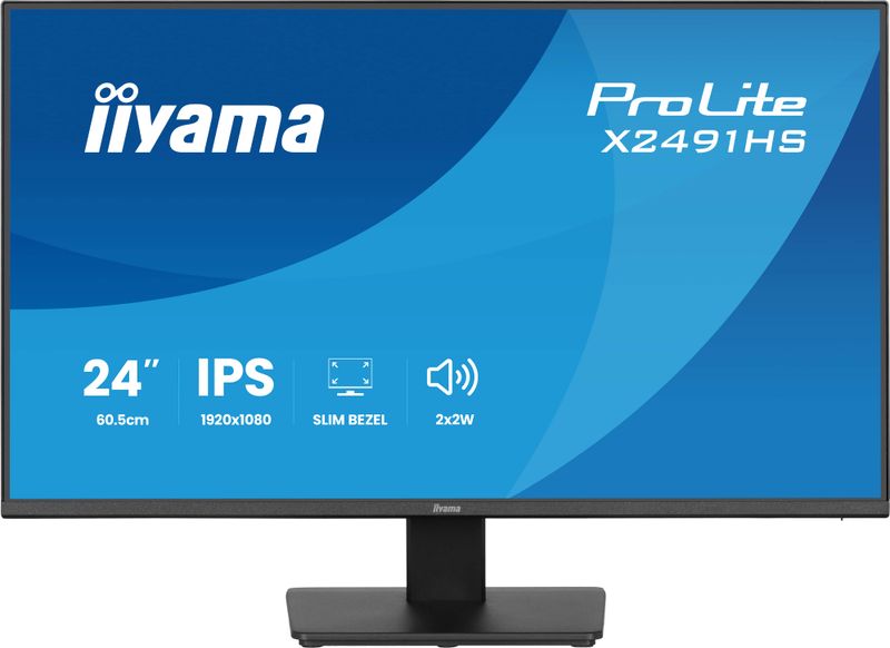 iiyama ProLite/X2491HS-B1/23,8''/IPS/FHD/120Hz/1ms/Čierna/3R