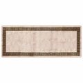 vidaXL Behúň MARSA Čierna 100 x 250 cm Polyester a PVC