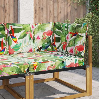 vidaXL Vankúš na vonkajšiu pohovku 3 pcs farebné Polyester