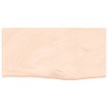 vidaXL Kúpeľňová doska 60x30x(2-4) cm neošetrený masív
