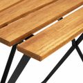 vidaXL Bistro stolík 55x54x71 cm akáciový masív
