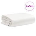 vidaXL Celta, biela 4x5 m 650 g/m²