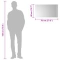 vidaXL LED kúpeľňové zrkadlo 70x40 cm